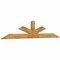 Ekena Millwork Saratoga Rough Sawn Timber Gable Bracket, Western Red Cedar, 108"W x 22"H x 2"D x 6"F, 5/12 Pitch GBW108X22X0206SAR00RWR - alternate 3